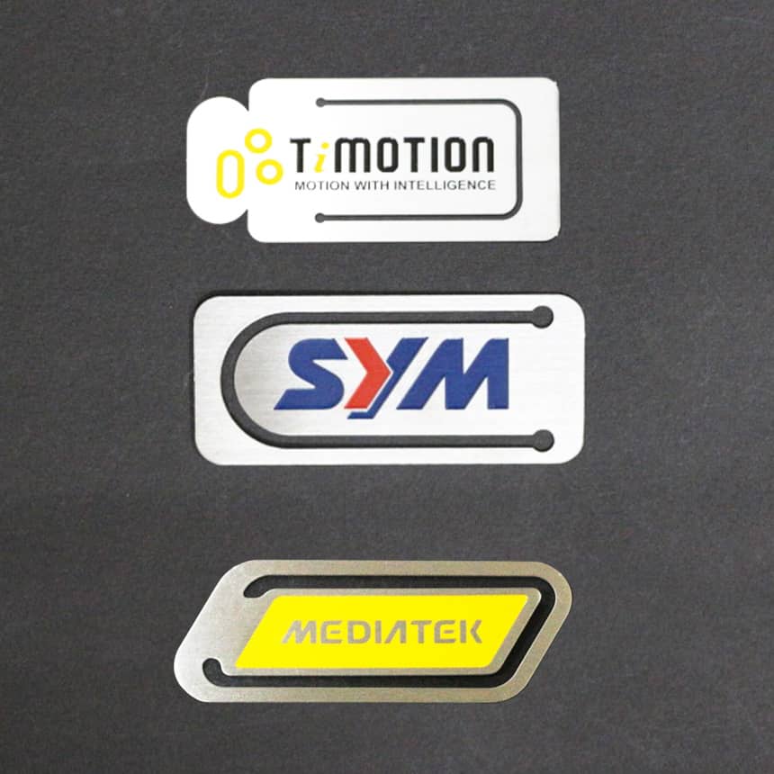 Branded Painted Bookmark - MicroMetal | Precision Metal Etching Manufacturer 品牌形象烤漆書籤