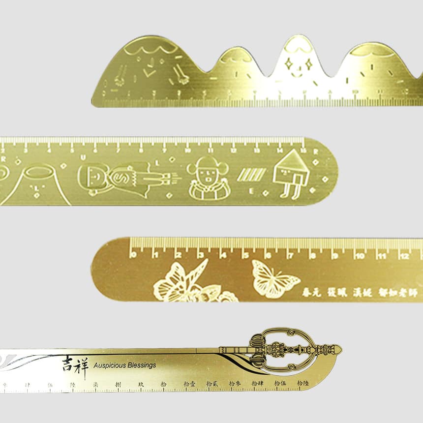 Brass Ruler - MicroMetal | Precision Metal Etching Manufacturer
