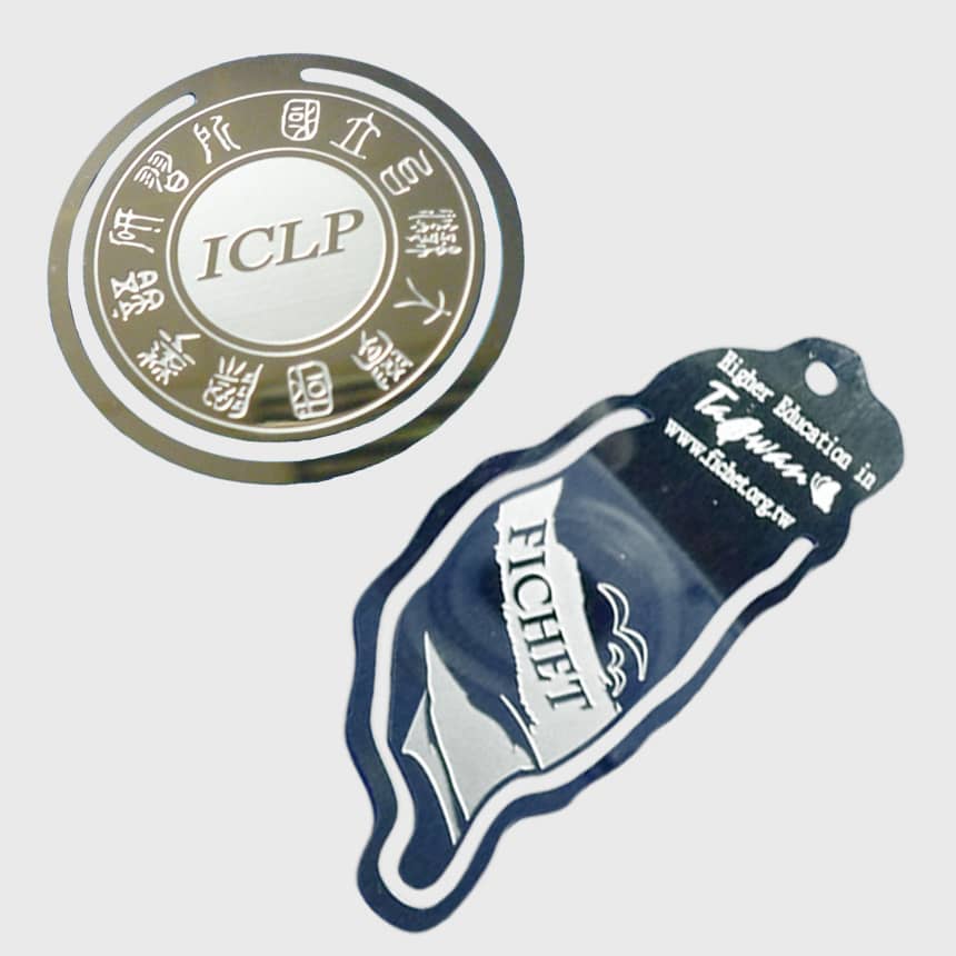 3-大學研習所紀念不鏽鋼書籤+台灣造型拋光霧字不鏽鋼書夾 - MicroMetal | Precision Metal Etching Manufacturer 大學研習所紀念不鏽鋼書籤+台灣造型拋光霧字不鏽鋼書夾