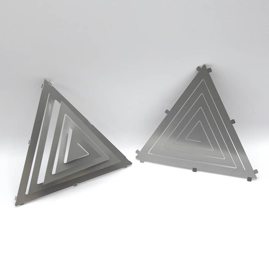 幾何可折型飾片 - MicroMetal | Precision Metal Etching Manufacturer