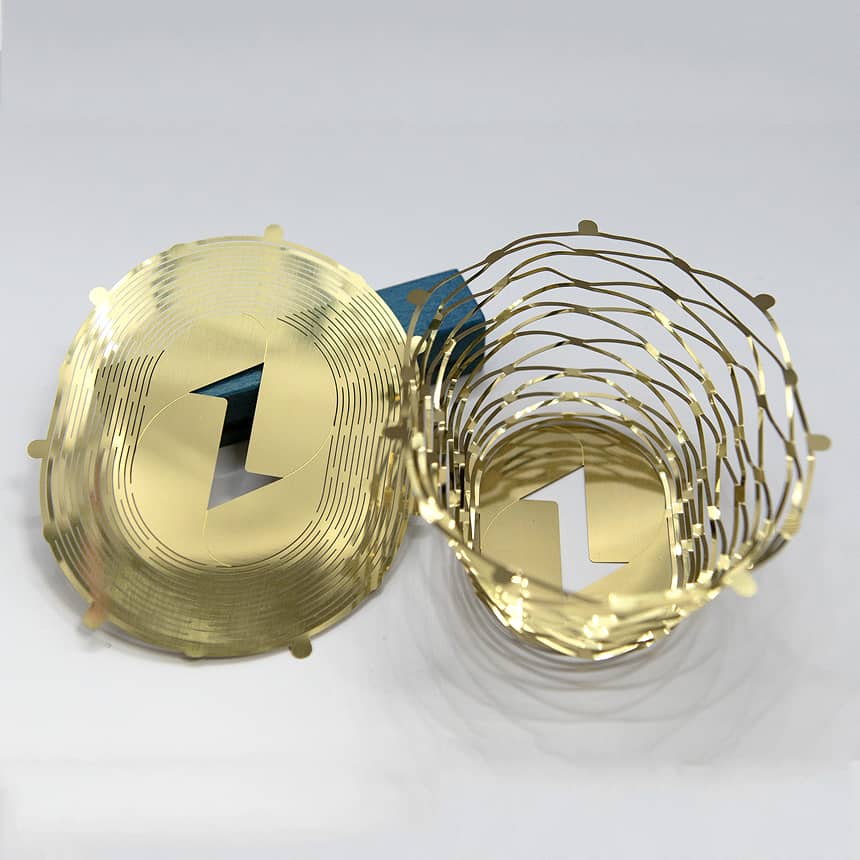 拋光黃銅金屬籃 - MicroMetal | Precision Metal Etching Manufacturer