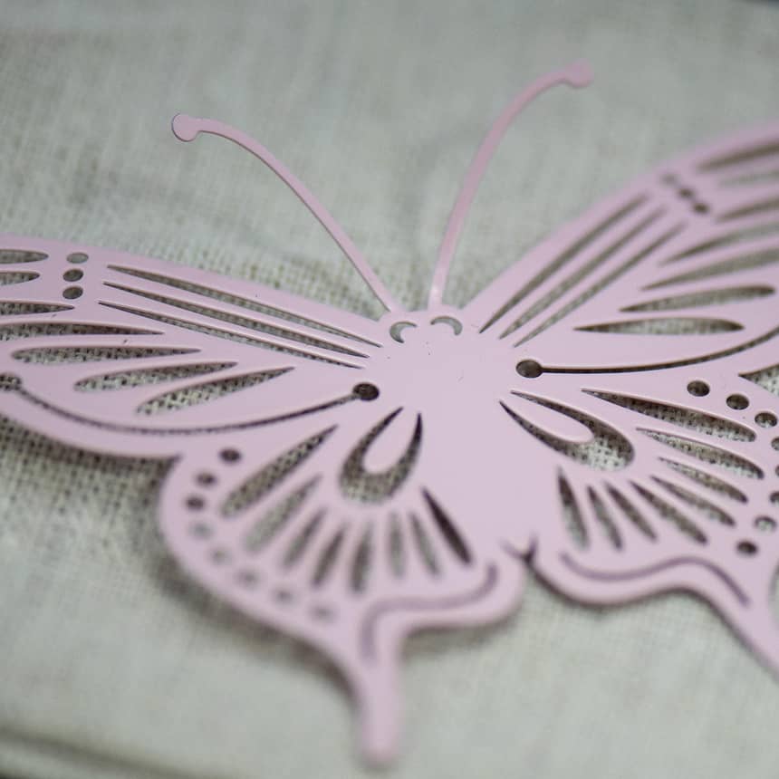 蝴蝶烤漆書籤 - MicroMetal | Precision Metal Etching Manufacturer