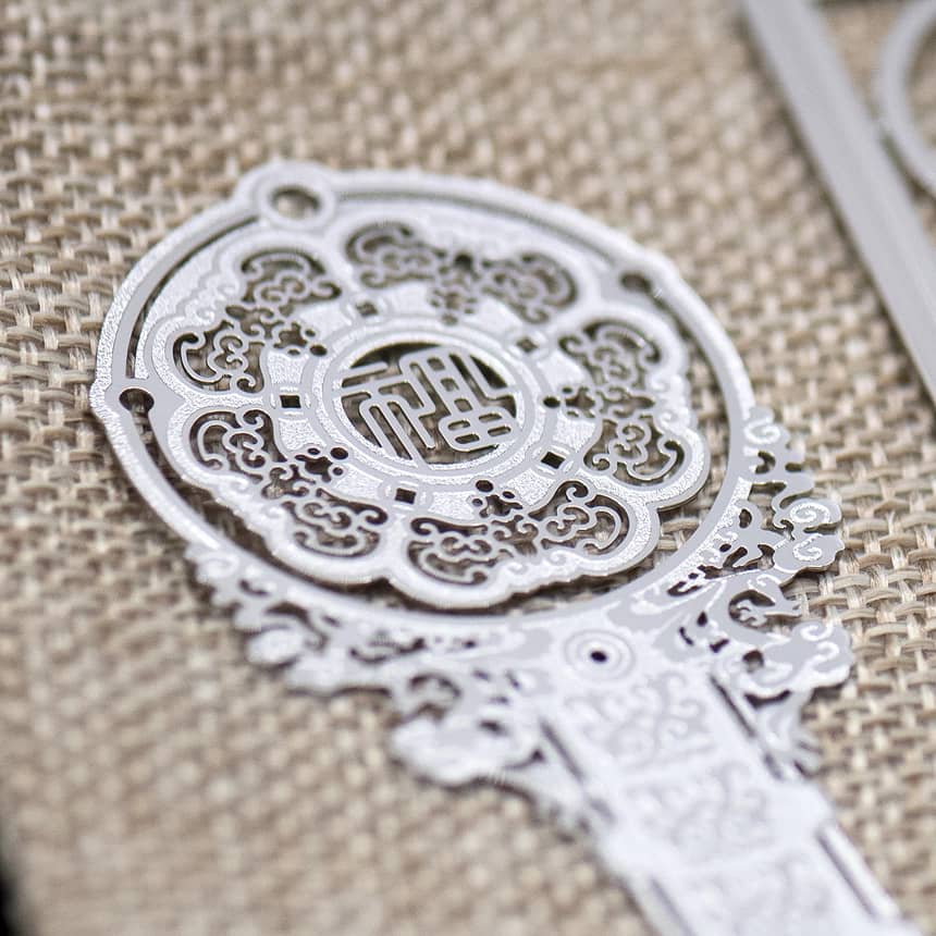 鍍鎳白書籤01 - MicroMetal | Precision Metal Etching Manufacturer