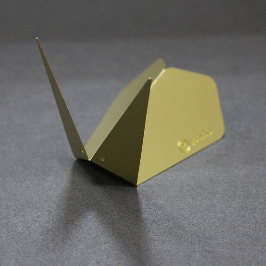 DIY文創折型黃銅兔子側面 - 【本久科技】專業工廠直營